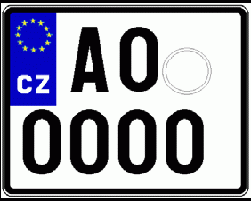 motocykl (200 mm x 160 mm)
