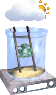 Frühlings-Wetterfrosch